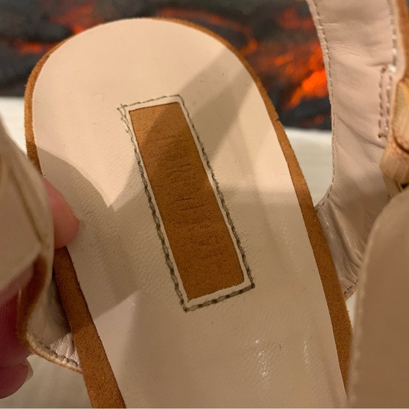 Platform faux suede neutral colour block shoes - Picture 9 of 12